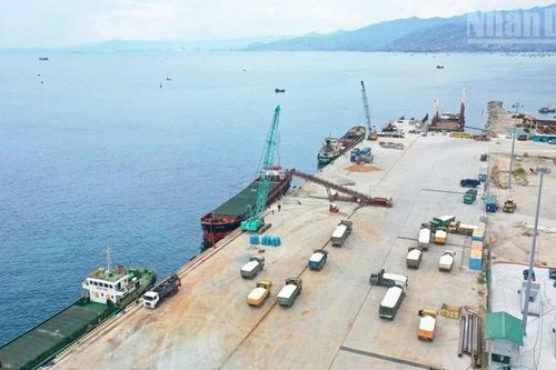 Sản lượng hàng hóa thông qua cảng quốc tế Trung Nam Cà Ná đạt 613.009 tấn