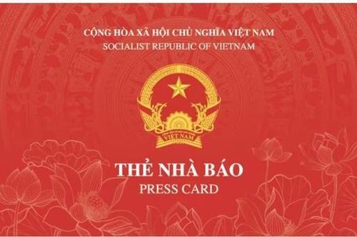 Công bố mẫu thẻ nhà báo mới