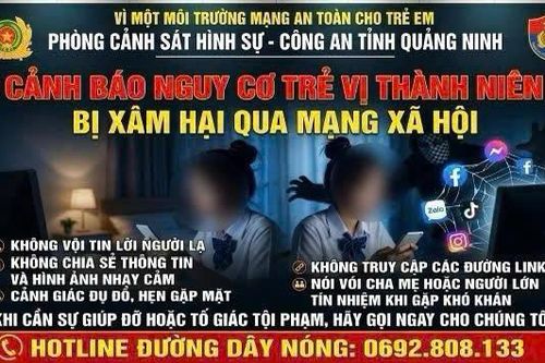 Thiếu nữ có thai với bạn quen trên mạng và lời cảnh báo từ Công an Quảng Ninh