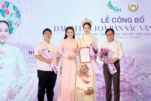 Hoa hậu Biển đảo Việt Nam 2025 Nguyễn Thị Mỹ Linh làm Đại sứ lan tỏa bản sắc văn hóa Việt