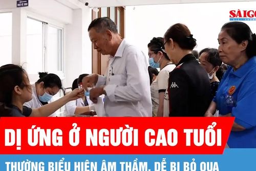 Dị ứng ở người cao tuổi thường biểu hiện âm thầm, dễ bị bỏ qua