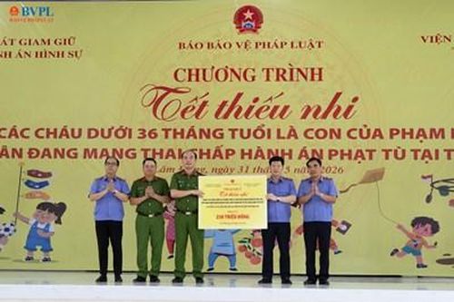 Tổ chức Chương trình 'Tết Thiếu nhi' tại Trại giam Thủ Đức