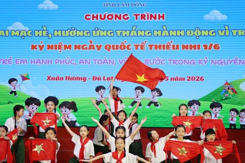 Lâm Đồng khai mạc Hè 2026, hưởng ứng Tháng hành động vì trẻ em