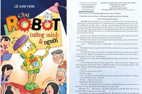'Chú robot tưởng mình là người' của GS-TS Lê Anh Vinh: Niềm vui nối dài từ Giải Dế Mèn đến đề thi Văn