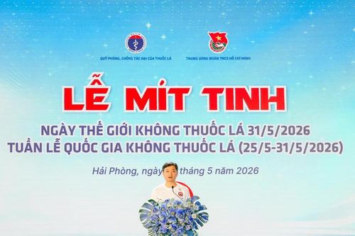 Sôi nổi loạt hoạt động hưởng ứng Ngày Thế giới không thuốc lá 2026
