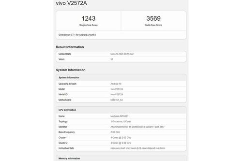 Chip Dimensity 7500 lộ điểm Geekbench: Bước tiến mới cho smartphone tầm trung