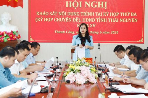 Ban Dân tộc HĐND tỉnh Thái Nguyên khảo sát tại xã Thành Công và Tân Cương