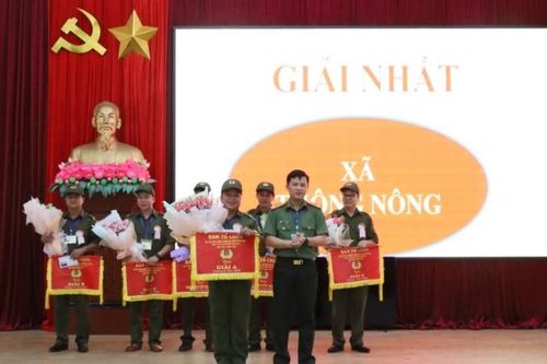 Cụm thi đua số 2 thi lực lượng tham gia bảo vệ an ninh, trật tự ở cơ sở giỏi lần thứ I