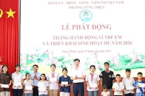 Phường Tùng Thiện: Chung tay tạo môi trường an toàn, lành mạnh cho trẻ em trong kỷ nguyên số