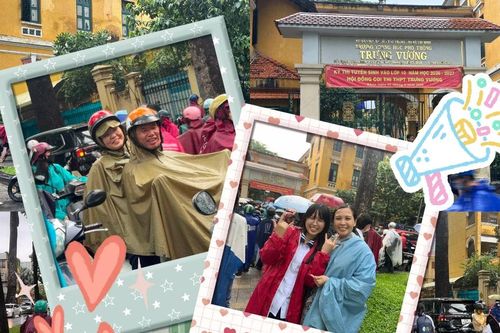 Đội mưa chờ con, phụ huynh cùng các sĩ tử 2K11 khép lại mùa thi vào lớp 10