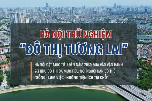 Đến năm 2030, Hà Nội sẽ đưa vào hoạt động 2-3 khu đô thị đa mục tiêu