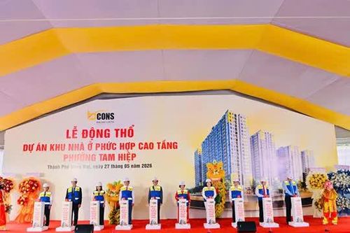 Đồng Nai: Động thổ dự án Khu nhà ở phức hợp cao tầng phường Tam Hiệp