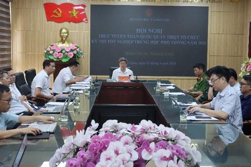 Hội nghị trực tuyến toàn quốc quán triệt tổ chức kỳ thi tốt nghiệp THPT năm 2026