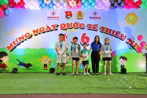 Sôi nổi Hội thao thiếu nhi EVNGENCO2 và chương trình vui Tết 1/6/2026