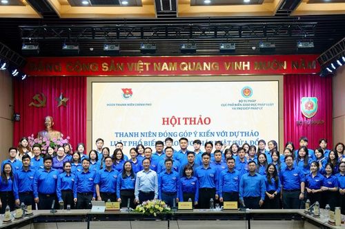 Thanh niên đóng góp ý kiến với dự thảo Luật Phổ biến, giáo dục pháp luật (sửa đổi)