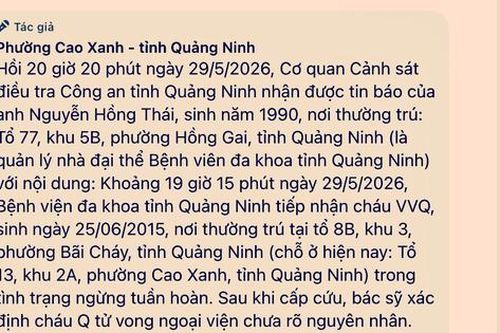 Đánh con chồng tử vong, mẹ kế ở Quảng Ninh bị tạm giữ hình sự