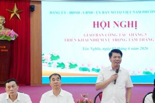 Yên Nghĩa tập trung tháo gỡ vướng mắc, đẩy nhanh tiến độ các nhiệm vụ trọng tâm