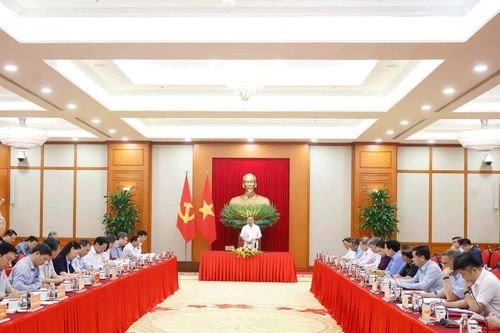 Tổng Bí thư, Chủ tịch nước Tô Lâm làm việc với Ban Tổ chức Trung ương