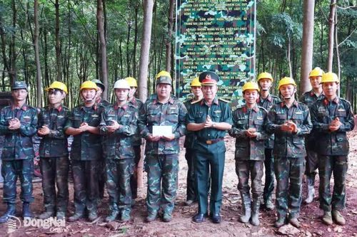 Bộ Chỉ huy Quân sự thành phố Đồng Nai kiểm tra công tác thi công công trình trên tuyến biên giới