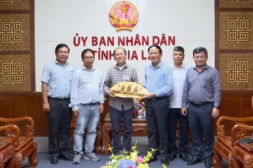Chủ tịch UBND tỉnh Phạm Anh Tuấn tiếp và làm việc với Giáo sư Đàm Thanh Sơn