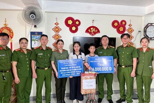 Phòng Cảnh sát điều tra tội phạm về ma túy, Công an tỉnh triển khai Chương trình 'Em nuôi Đoàn - Hội'