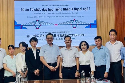 Triển khai đề án dạy học tiếng Nhật tại Trường THCS Nguyễn Lương Bằng
