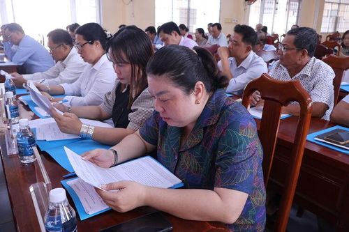 Xã Thạnh Lộc sơ kết 1 năm thực hiện vận hành chính quyền địa phương hai cấp