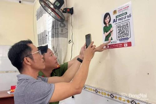Công an phường Long Thành: Ðẩy mạnh chuyển đổi số để phục vụ dân