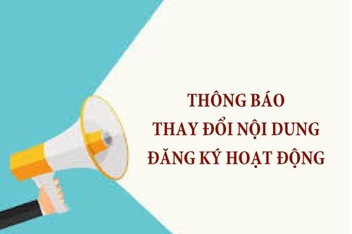 Thông báo thay đổi nội dung Giấy đăng ký hoạt động của Văn phòng Công chứng Trần Thị Minh Nghị