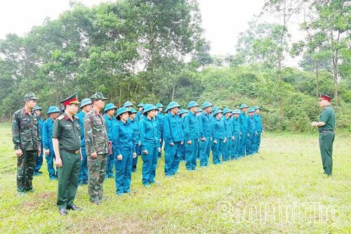 Huấn luyện dân quân, tự vệ bám sát yêu cầu nhiệm vụ