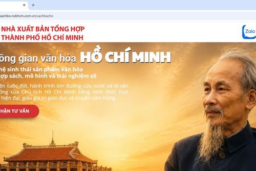 Tủ sách 'Vinh quang Hồ Chí Minh' và không gian văn hóa Hồ Chí Minh trên nền tảng số