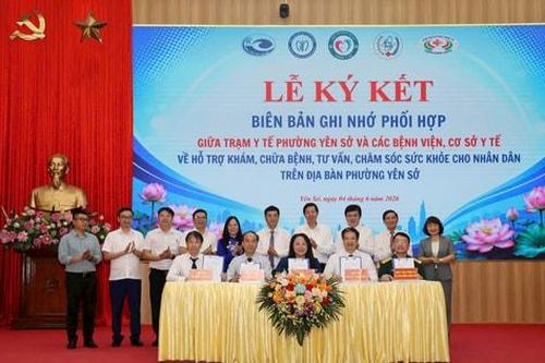 Yên Sở tăng cường kết nối y tế, nâng cao chất lượng chăm sóc sức khỏe Nhân dân