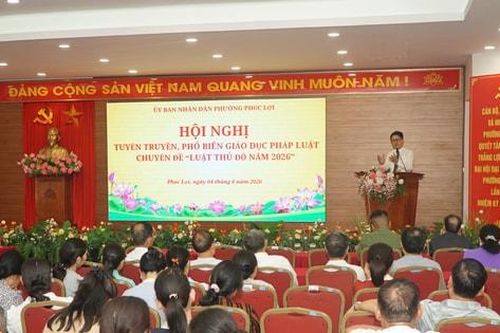 Phường Phúc Lợi phổ biến Luật Thủ đô năm 2026 và văn bản thi hành