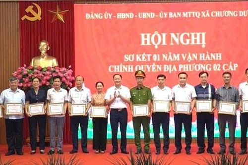 Xã Chương Dương: Sơ kết 1 năm thực hiện chính quyền hai cấp
