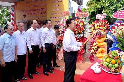 Tu bổ Di tích lịch sử Đình Tân Long ở Cà Mau