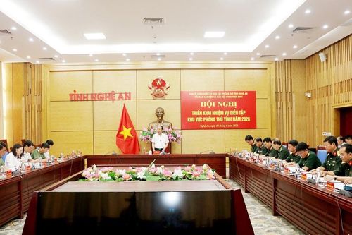 Triển khai nhiệm vụ diễn tập khu vực phòng thủ tỉnh Nghệ An năm 2026