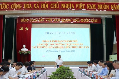 Lãnh đạo HĐND thành phố Đà Nẵng làm việc với các phường Hòa Khánh, Liên Chiểu và Hải Vân