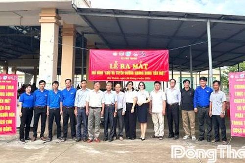 Xã Phú Thành: Ra mắt các mô hình không dùng tiền mặt