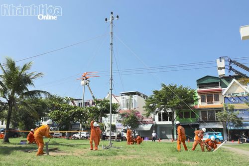 Công ty Cổ phần Điện lực Khánh Hòa diễn tập phòng, chống thiên tai và tìm kiếm cứu nạn