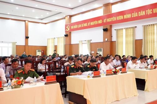 Quán triệt, giao nhiệm vụ diễn tập tác chiến khu vực phòng thủ kết hợp phòng thủ dân sự phường Cam Ranh