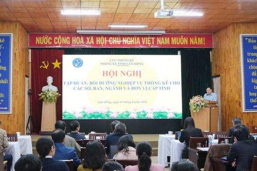 Lâm Đồng tập huấn nghiệp vụ thống kê
