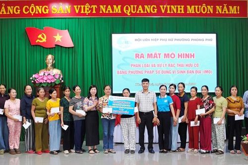 Phong Phú: Ra mắt mô hình sinh kế IMO và hỗ trợ hội viên phụ nữ phát triển kinh tế