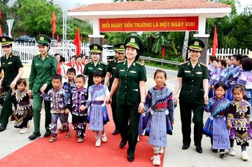 Khánh thành đưa vào sử dụng 6 điểm trường, tại 3 xã biên giới Lào Cai
