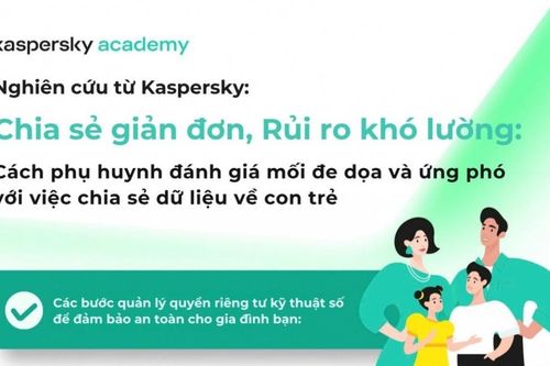 Chia sẻ thông tin về con cái trên không gian số, hãy thận trọng