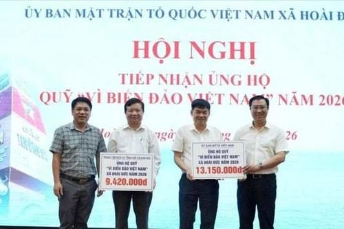 Xã Hoài Đức vận động hơn 645 triệu đồng ủng hộ Quỹ 'Vì biển, đảo Việt Nam'