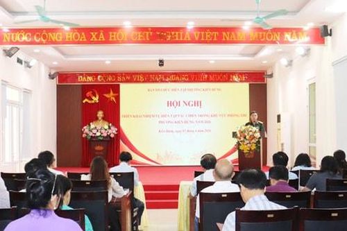 Phường Kiến Hưng chuẩn bị diễn tập khu vực phòng thủ năm 2026