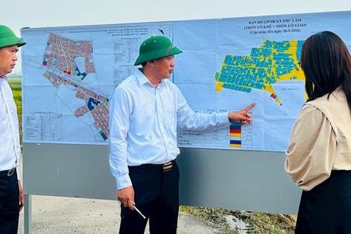 Xã Thư Lâm tăng tốc GPMB Dự án Khu đô thị đa mục tiêu