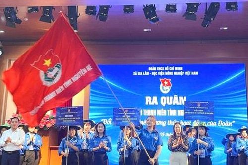 Xã Gia Lâm ra quân Chiến dịch Thanh niên tình nguyện Hè năm 2026