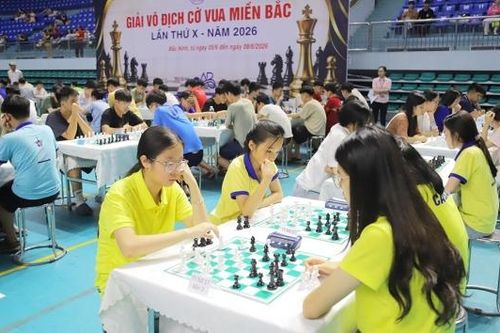 Khai mạc Giải vô địch Cờ vua miền Bắc lần thứ X năm 2026 tại Bắc Ninh