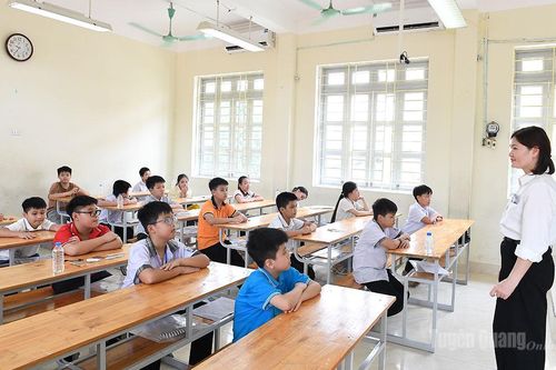 Trên 990 thí sinh làm bài kiểm tra năng lực vào lớp 6 Trường THCS Lê Quý Đôn và Trường THCS Phan Thiết